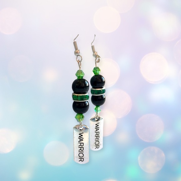 ZZs Jewelry - Univ Of Hawaii WARRIORS Handmade Earrings *NEW*